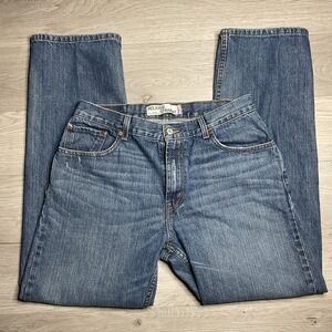 Levis 559‎ Jeans Mens 33x32 Relaxed Straight Leg Mid Rise Dark Wash Distressed